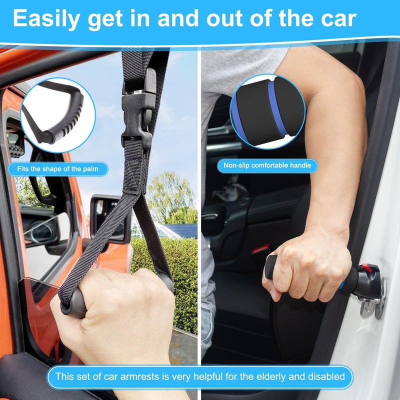 Shouken 3 in 1 Car Door Handle for Elderly-Car Handle Assist - Vehicle Support - Standing Mobility Aid Tool -Door Latch for Seniors - Image 3